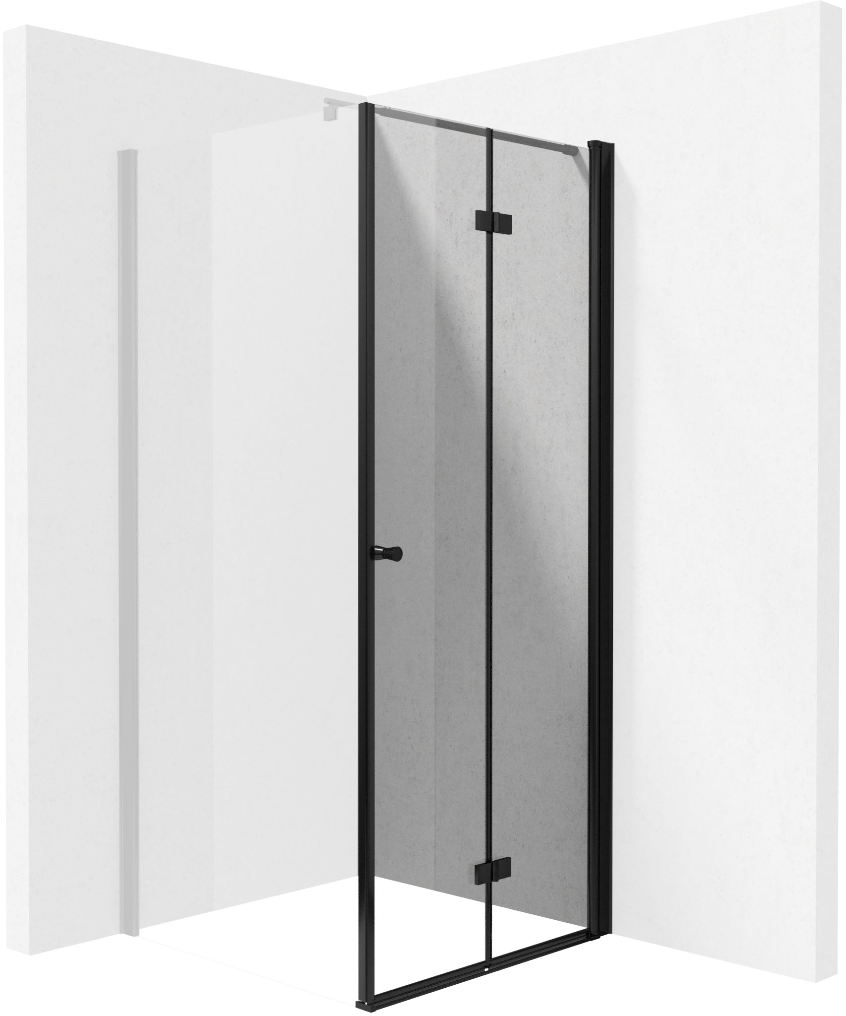 Shower doors, Kerria Plus system, 100 cm - foldable